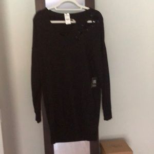 Express fleece dress. So cute. Wear  alone/over leggings. Fits like a small